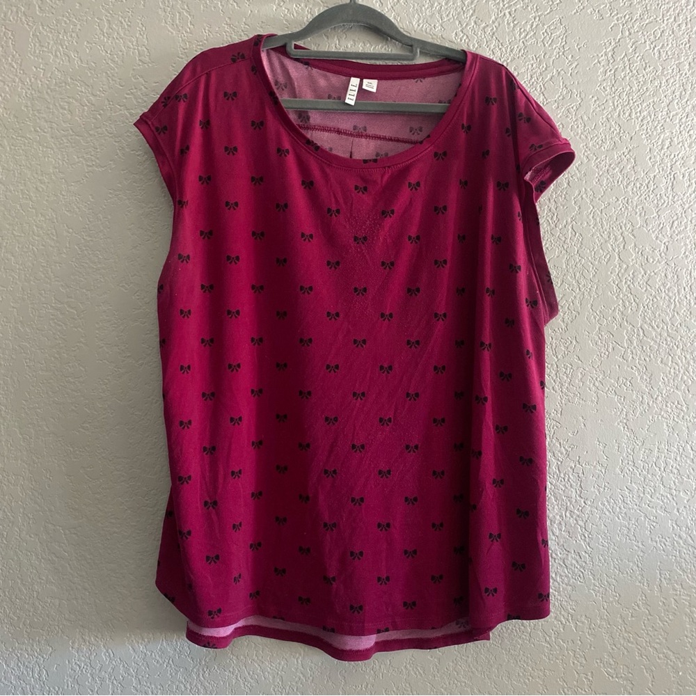 Elle short sleeve blouse